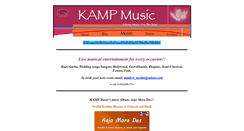 Desktop Screenshot of kampmusic.com